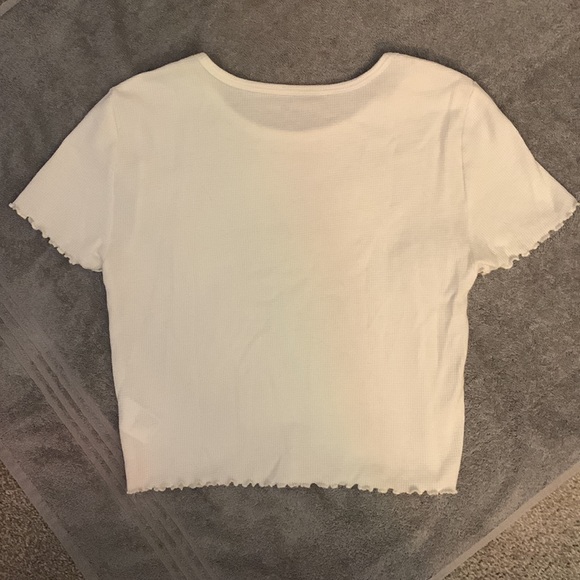 White T w/ sun and moon design - Picture 2 of 4